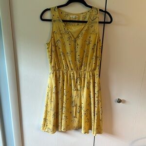 Maurice’s | yellow zipper front dress